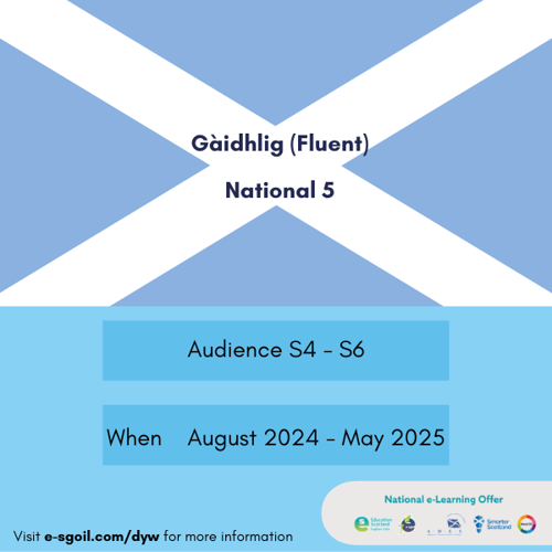 Gàidhlig (Fluent) - National 5