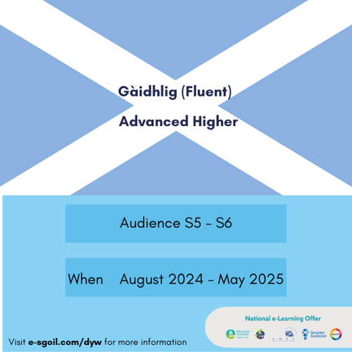 Gàidhlig (Fluent) - Advanced Higher